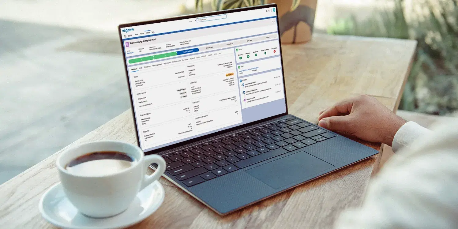 Processus de crédit de la banque CIC sur la plateforme eligamo